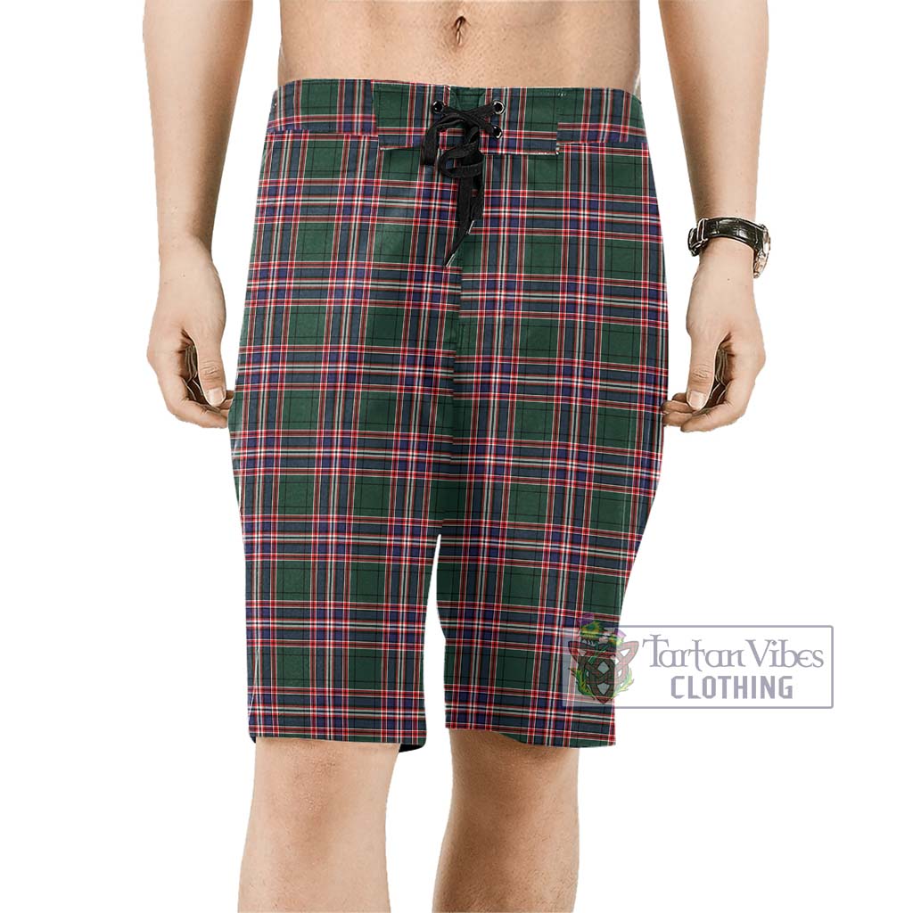 Tartan Vibes Clothing MacFarlane Hunting Modern Tartan Men's Board Shorts