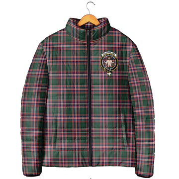 MacFarlane Hunting Modern Tartan Padded Jacket with Family Crest