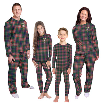 MacFarlane Hunting Modern Tartan Pajamas Family Set with Family Crest