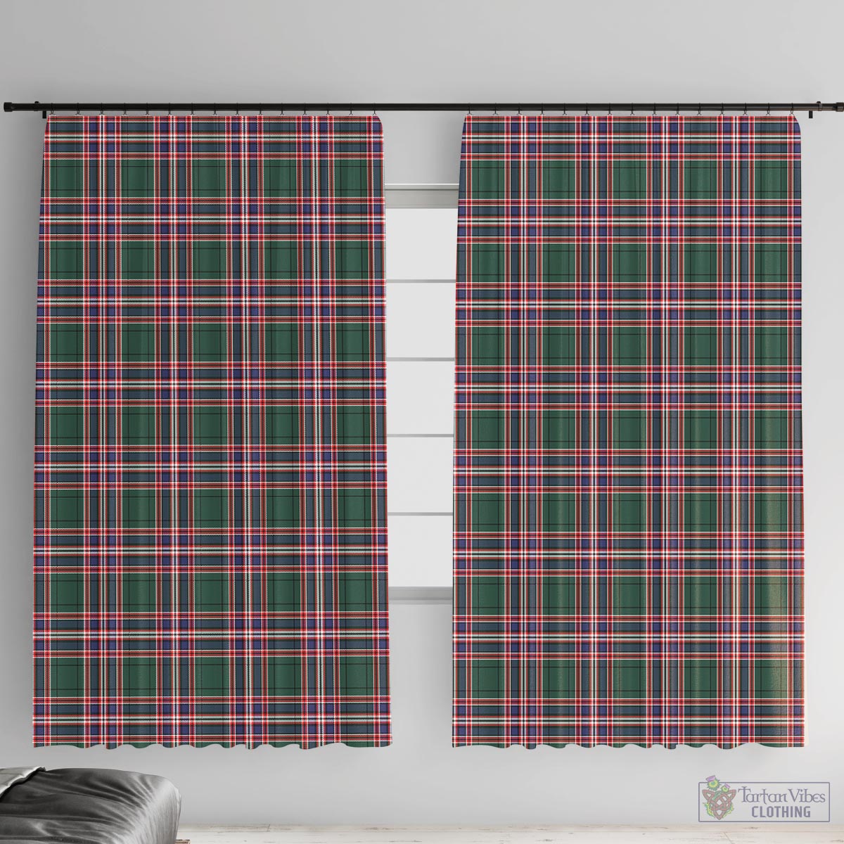 MacFarlane Hunting Modern Tartan Window Curtain