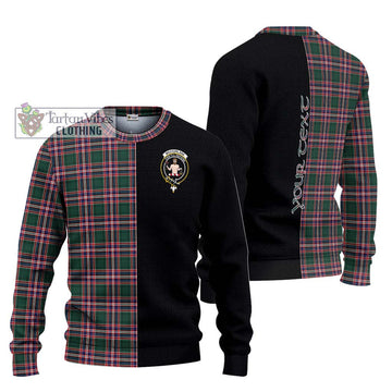 MacFarlane Hunting Modern Tartan Ugly Sweater with Family Crest and Half Of Me Style