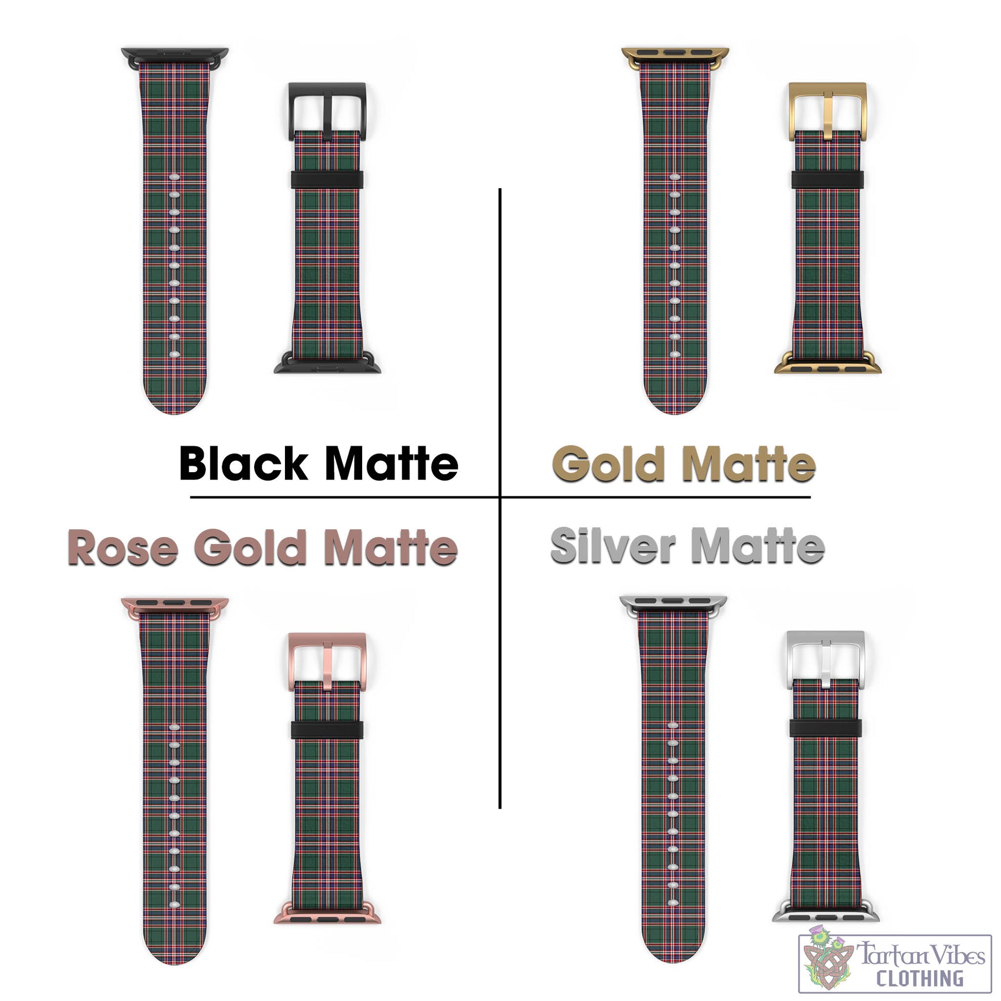 Tartan Vibes Clothing MacFarlane Hunting Modern Tartan Watch Band