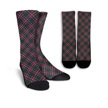 MacFarlane Hunting Modern Tartan Crew Socks Cross Tartan Style