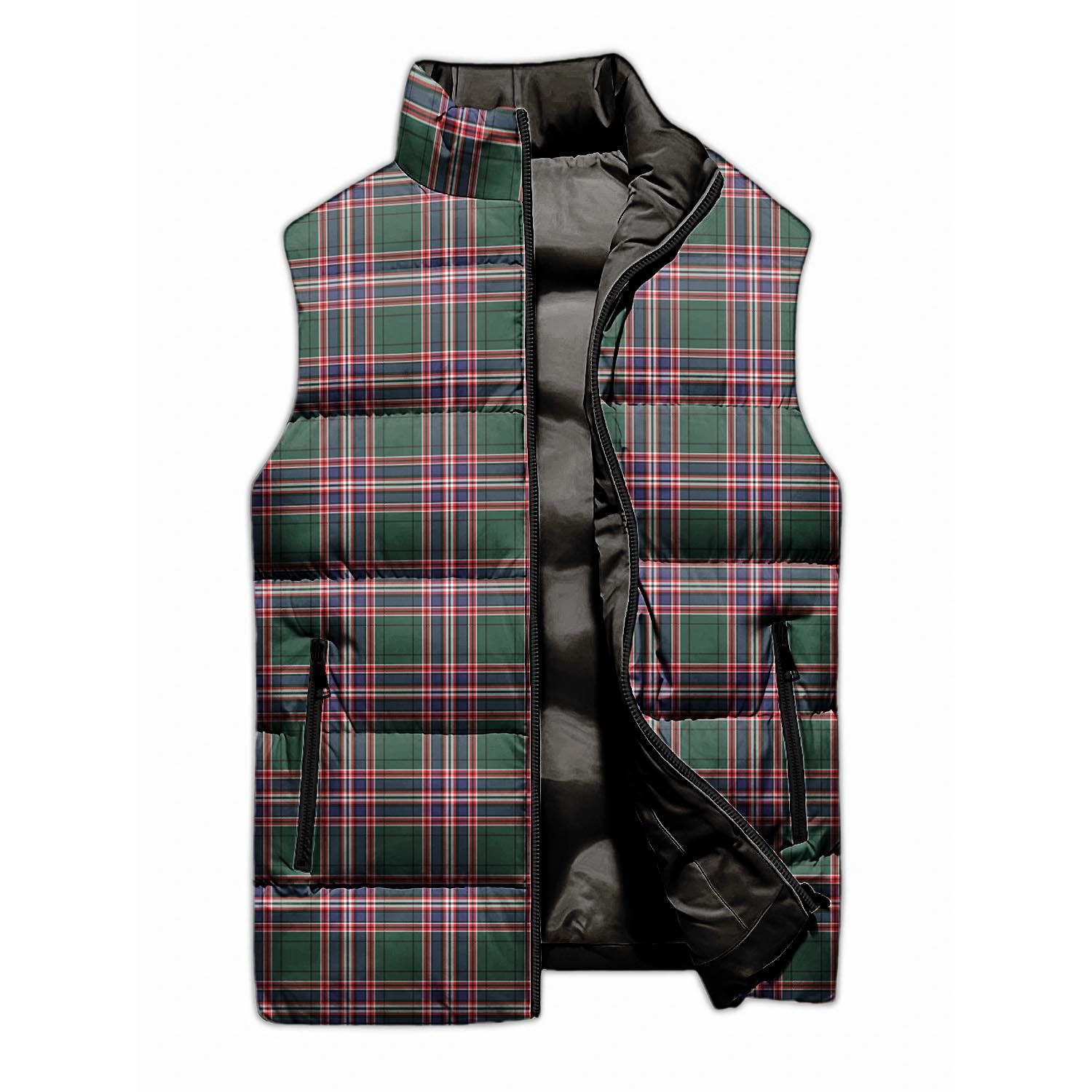 MacFarlane Hunting Modern Tartan Sleeveless Puffer Jacket - Tartanvibesclothing