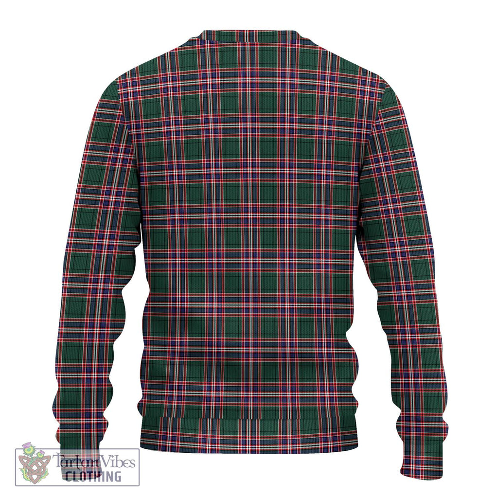 MacFarlane Hunting Modern Tartan Knitted Sweater with Family Crest DNA In Me Style - Tartanvibesclothing Shop