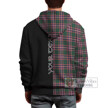 MacFarlane Hunting Modern Tartan Hoodie with Family Crest and Half Of Me Style