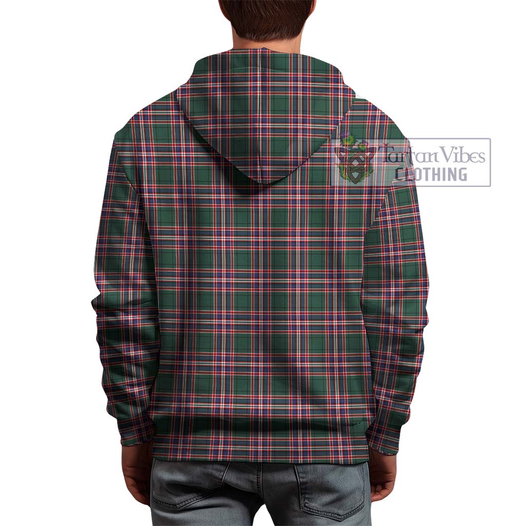 Tartan Vibes Clothing MacFarlane Hunting Modern Tartan Hoodie with Family Crest DNA In Me Style