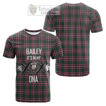 MacFarlane Hunting Modern Tartan Cotton T-shirt with Family Crest DNA In Me Style