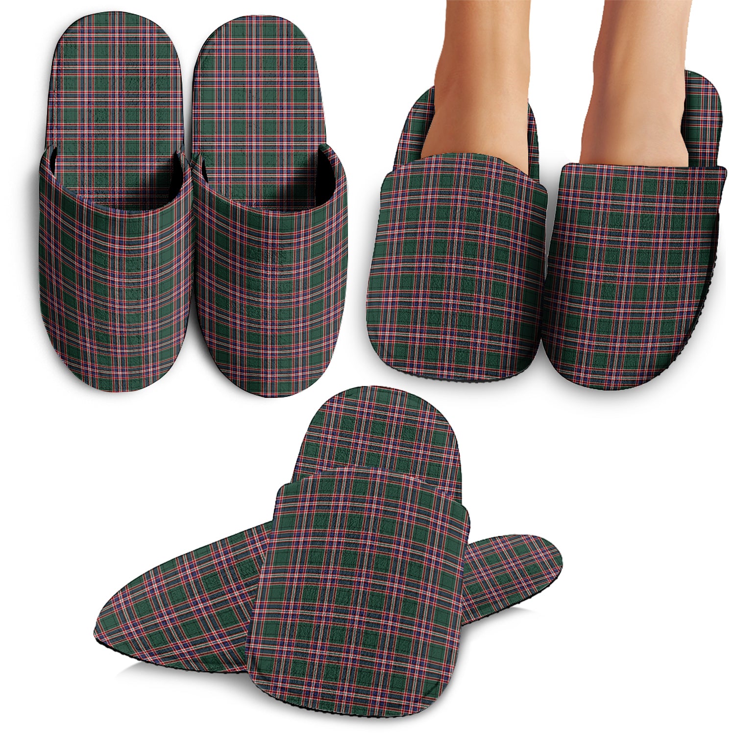 MacFarlane Hunting Modern Tartan Home Slippers - Tartanvibesclothing