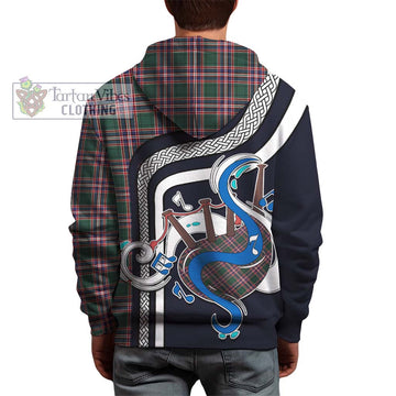 MacFarlane Hunting Modern Tartan Hoodie with Epic Bagpipe Style