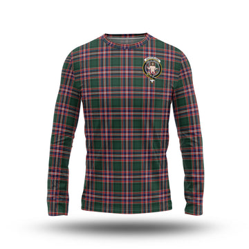 MacFarlane Hunting Modern Tartan Long Sleeve T-Shirt with Family Crest