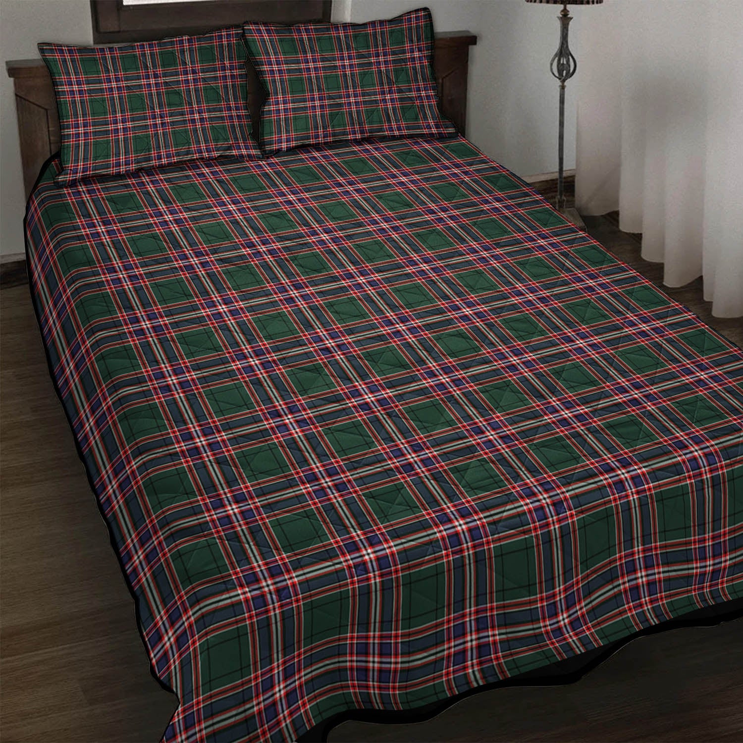 MacFarlane Hunting Modern Tartan Quilt Bed Set - Tartanvibesclothing