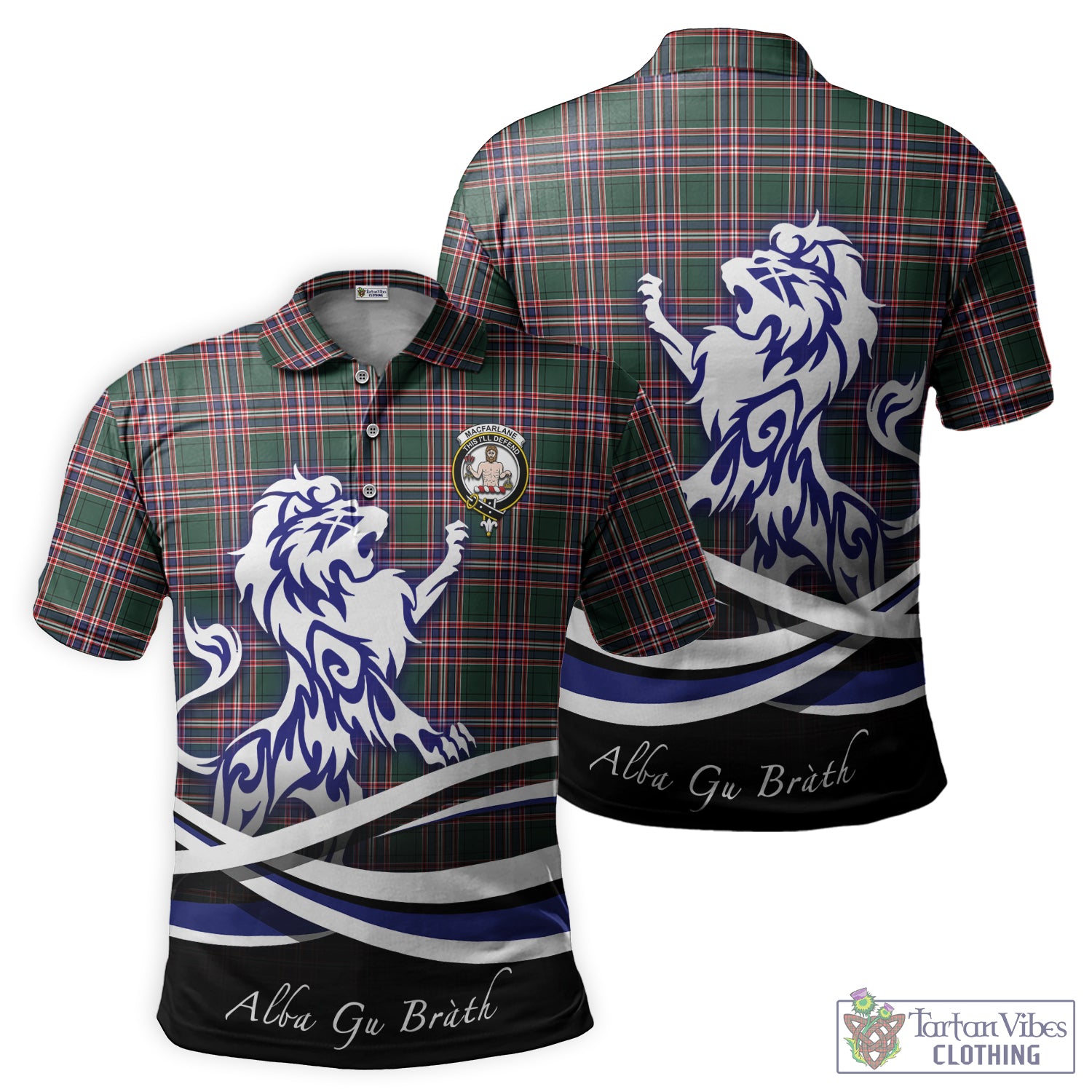 macfarlane-hunting-modern-tartan-polo-shirt-with-alba-gu-brath-regal-lion-emblem