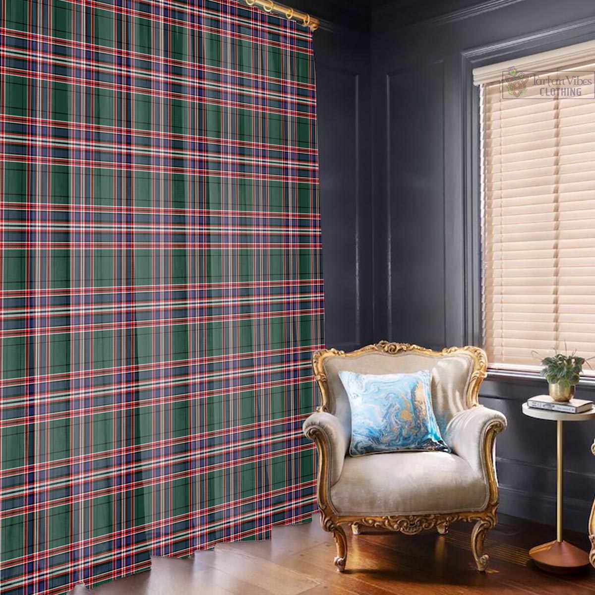 MacFarlane Hunting Modern Tartan Window Curtain