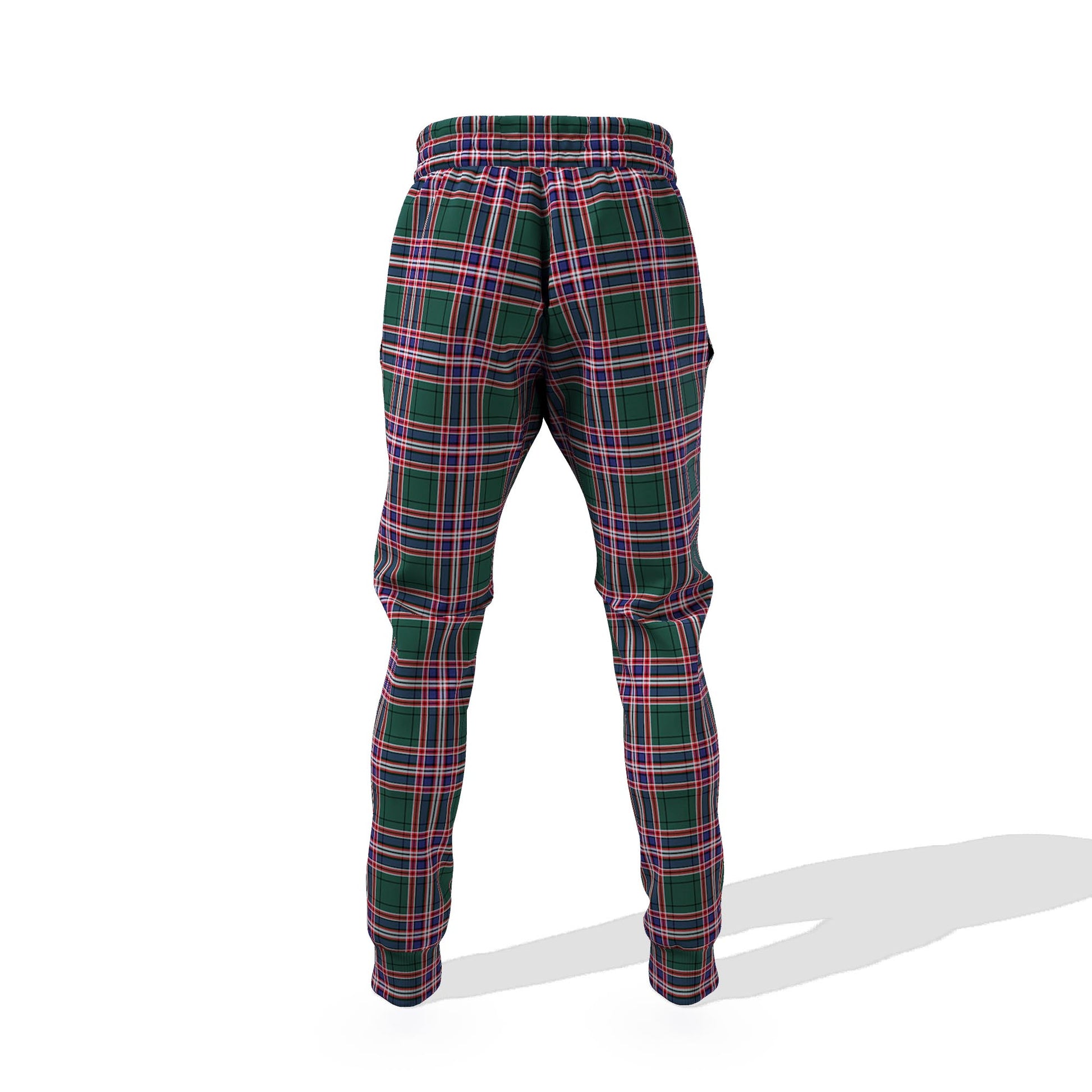 MacFarlane Hunting Modern Tartan Joggers Pants with Family Crest - Tartanvibesclothing