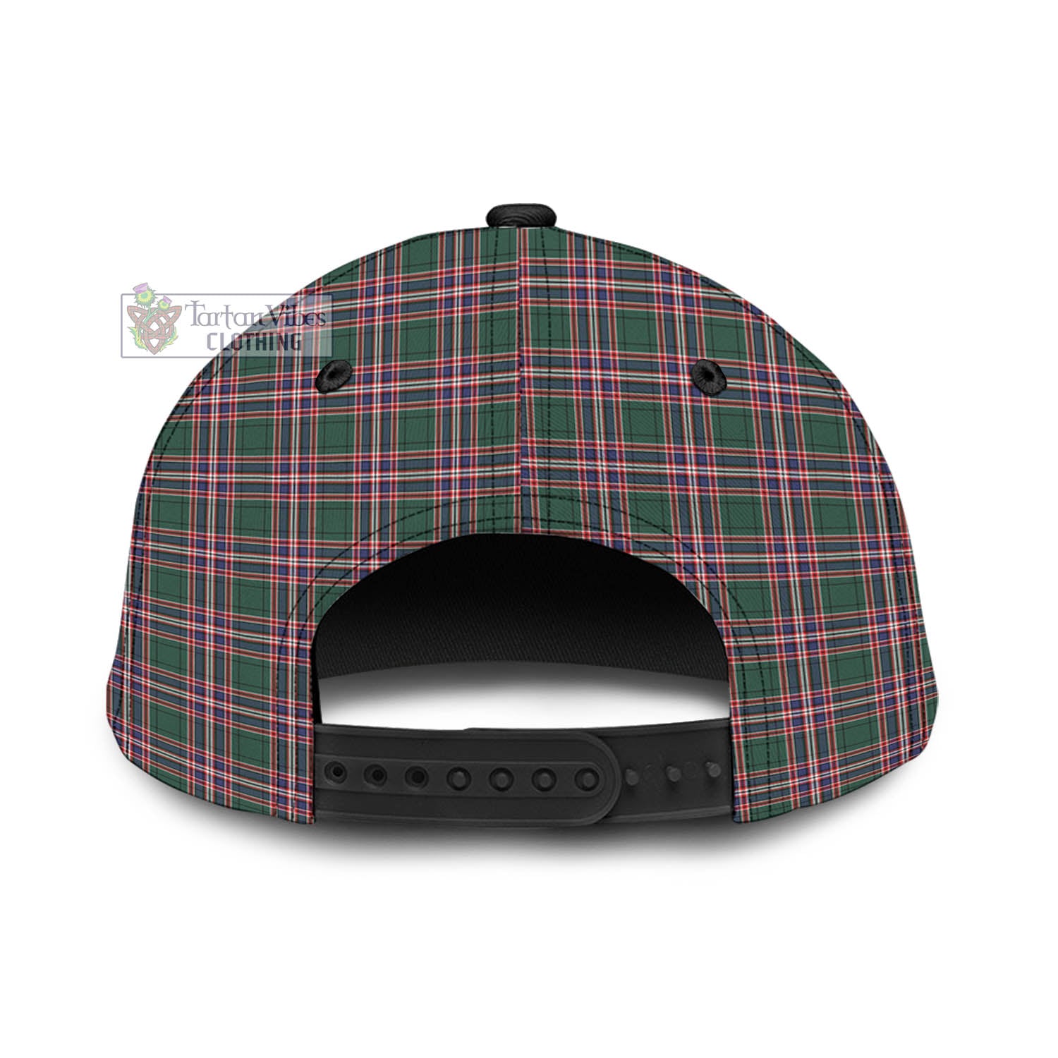 Tartan Vibes Clothing MacFarlane Hunting Modern Tartan Classic Cap with Family Crest In Me Style