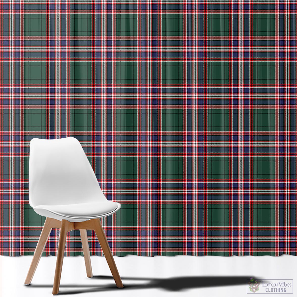 MacFarlane Hunting Modern Tartan Window Curtain