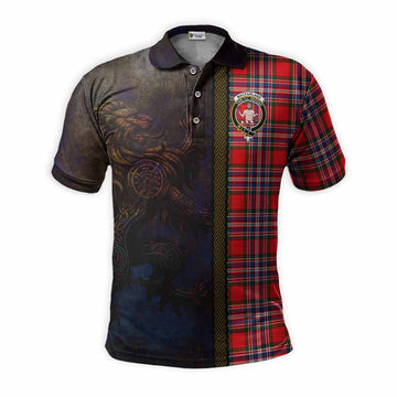 MacFarlane (McFarlane) Tartan Family Crest Polo Shirt Alba Gu Brath Be Brave Lion Ancient Style Kid - Tartan Vibes Clothing