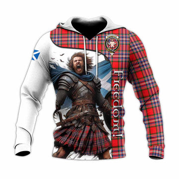 MacFarlane (McFarlane) Crest Tartan Knitted Hoodie Inspired by the Freedom of Scottish Warrior