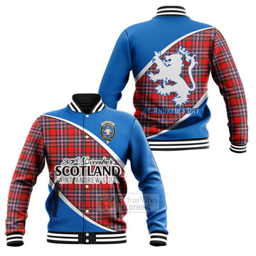 MacFarlane (McFarlane) Family Crest Tartan Baseball Jacket Celebrate Saint Andrew's Day in Style