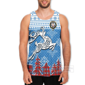 MacFarlane (McFarlane) Clan Christmas Men's Tank Top Celtic Reindeer Style