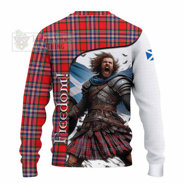 MacFarlane (McFarlane) Crest Tartan Knitted Sweater Inspired by the Freedom of Scottish Warrior