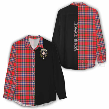 MacFarlane (McFarlane) Tartan Women's Casual Shirt with Family Crest and Half Of Me Style