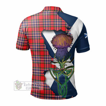 MacFarlane (McFarlane) Tartan Family Crest Polo Shirt Scottish Thistle Celtic Inspired - Tartan Vibes Clothing
