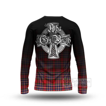 MacFarlane (McFarlane) Tartan Long Sleeve T-Shirt Featuring Alba Gu Brath Family Crest Celtic Inspired