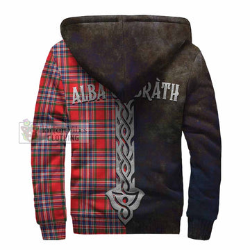 MacFarlane (McFarlane) Tartan Family Crest Sherpa Hoodie Alba Gu Brath Be Brave Lion Ancient Style - Tartan Vibes Clothing