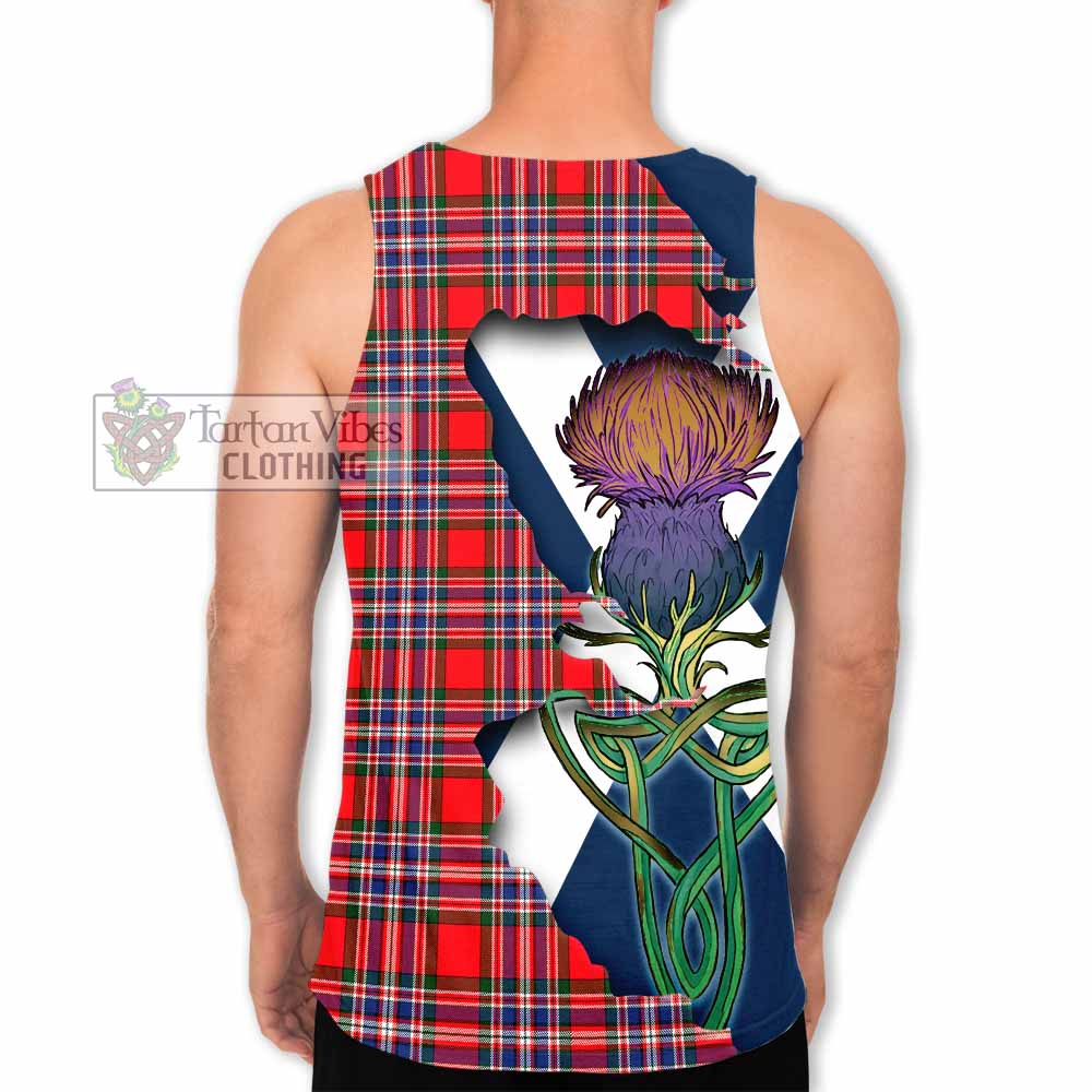 MacFarlane (McFarlane) Tartan Family Crest Men's Tank Top Scottish Thistle Celtic Inspired - Tartan Vibes Clothing