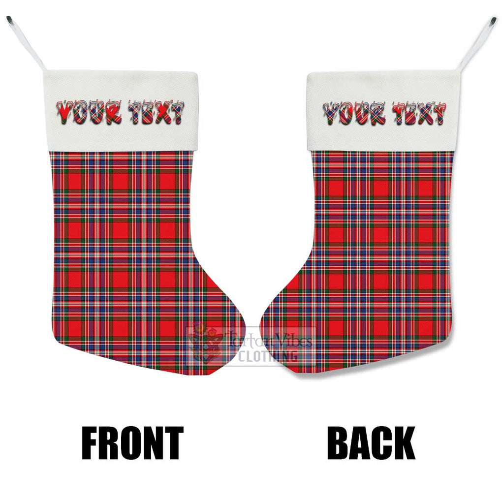 MacFarlane (McFarlane) Tartan Christmas Stocking with Personalized Text - Tartan Vibes Clothing