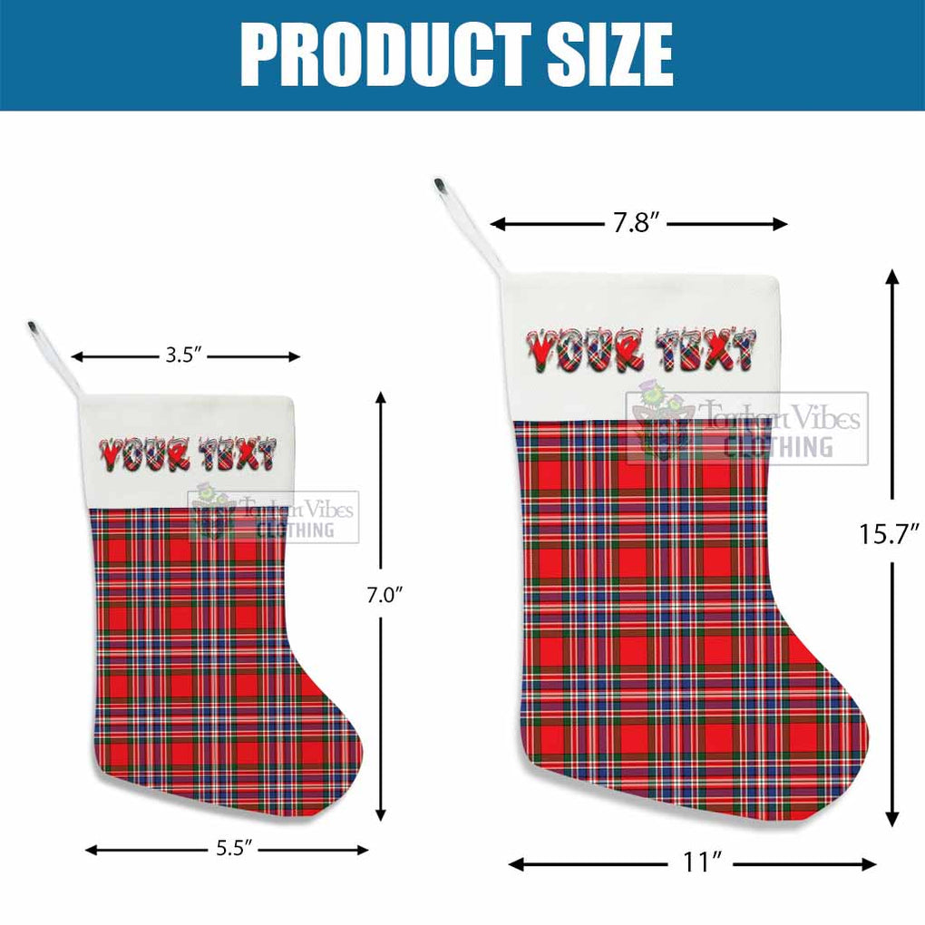 MacFarlane (McFarlane) Tartan Christmas Stocking with Personalized Text - Tartan Vibes Clothing