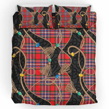 MacFarlane (McFarlane) Scottish Tartan Twisted Ropes Stylized Bedding Set UK Bedding Set UK King 91*87 inch - Tartan Vibes Clothing