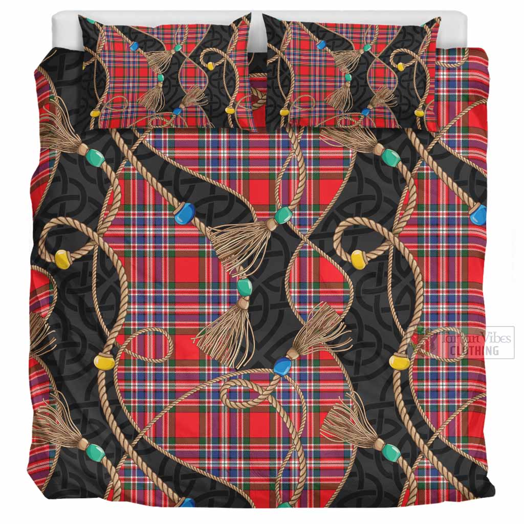 MacFarlane (McFarlane) Scottish Tartan Twisted Ropes Stylized Bedding Set UK Bedding Set UK Super King 104*94 inch - Tartan Vibes Clothing