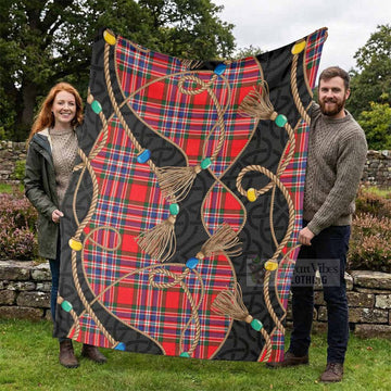 MacFarlane (McFarlane) Scottish Tartan Twisted Ropes Stylized Blanket - Tartan Vibes Clothing