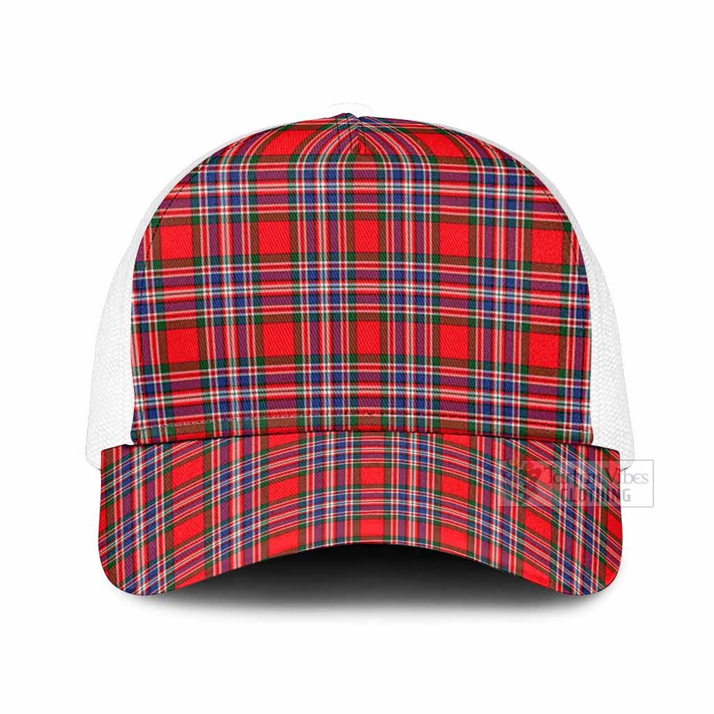MacFarlane (McFarlane) Tartan Mesh Trucker Cap One Size (Adjustable) White - Tartan Vibes Clothing