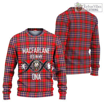 MacFarlane (McFarlane) Tartan Ugly Sweater with Family Crest DNA In Me Style