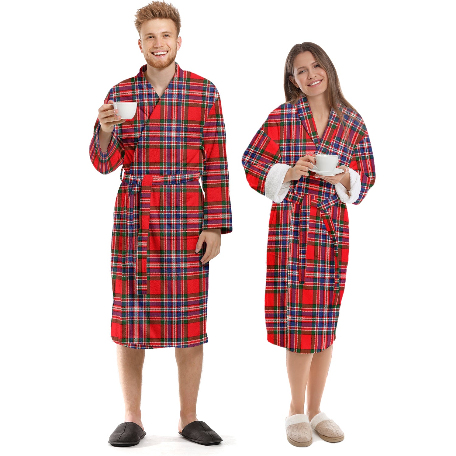 MacFarlane (McFarlane) Tartan Bathrobe Unisex S - Tartan Vibes Clothing