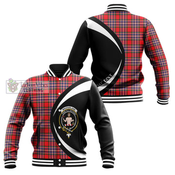 MacFarlane (McFarlane) Tartan Baseball Jacket with Family Crest Circle Style