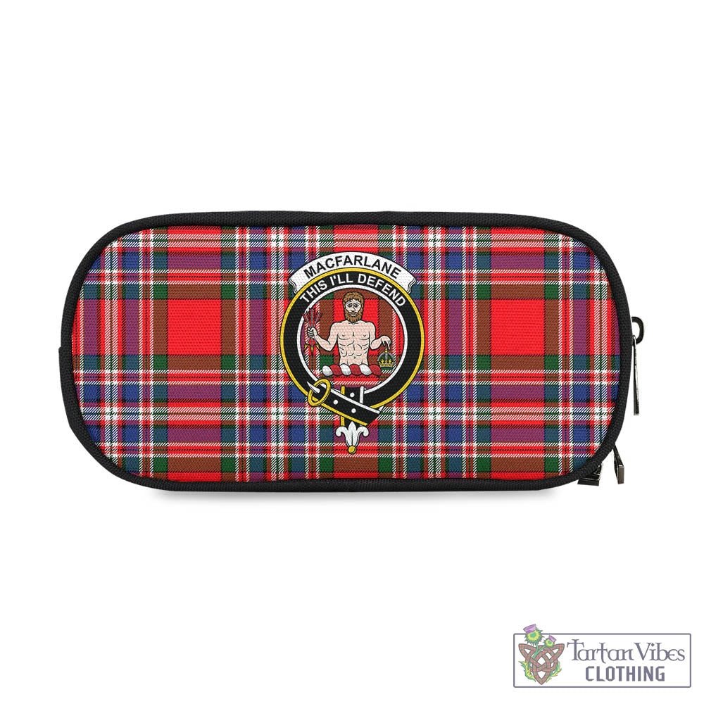 Tartan Vibes Clothing MacFarlane Modern Tartan Pen and Pencil Case with Family Crest