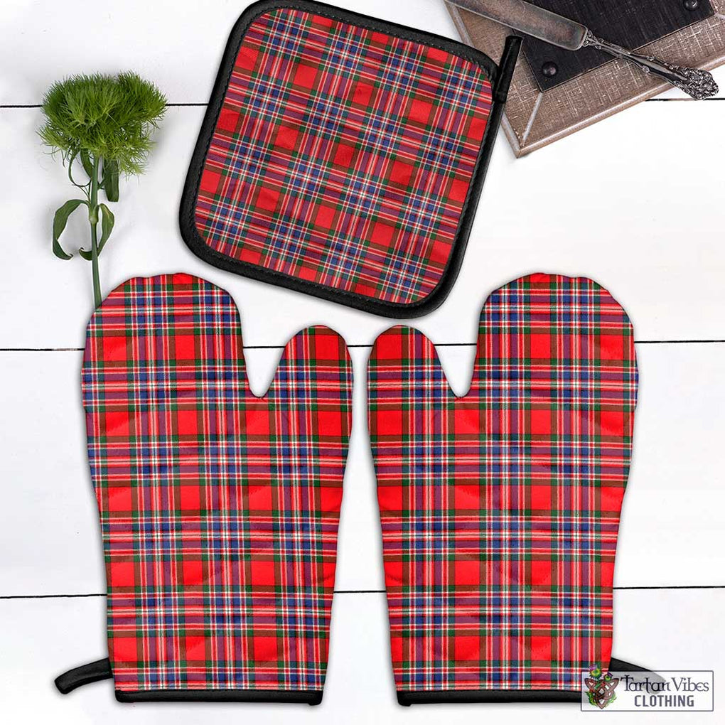 MacFarlane (McFarlane) Tartan Combo Oven Mitt & Pot-Holder Combo 1 Oven Mitt & 1 Pot-Holder Black - Tartan Vibes Clothing