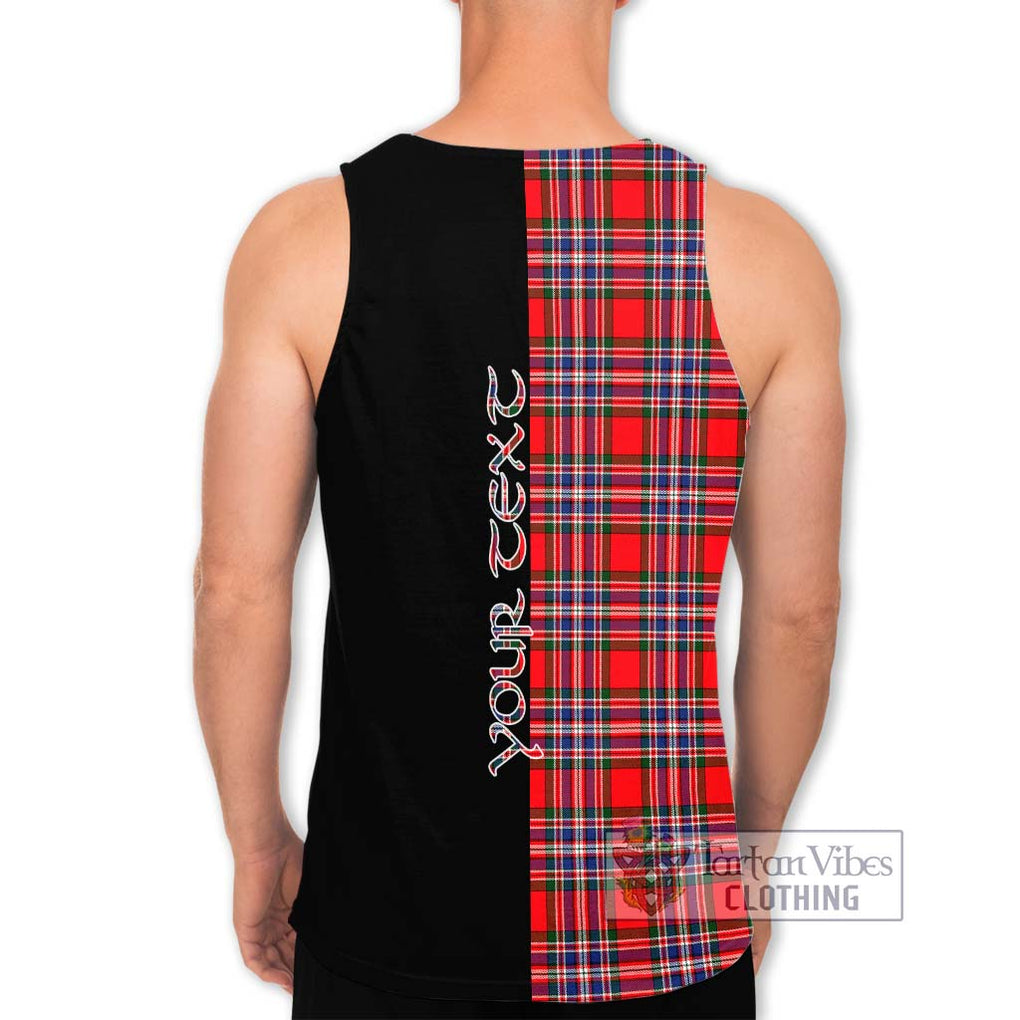 MacFarlane (McFarlane) Tartan Men's Tank Top with Family Crest and Half Of Me Style - Tartanvibesclothing Shop