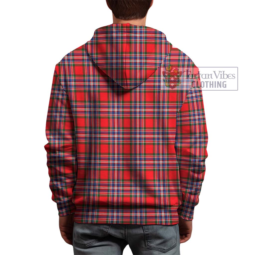 Tartan Vibes Clothing MacFarlane Modern Tartan Hoodie with Family Crest DNA In Me Style