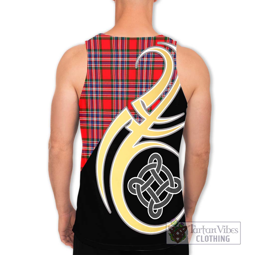 MacFarlane (McFarlane) Tartan Men's Tank Top with Family Crest and Celtic Symbol Style - Tartan Vibes Clothing