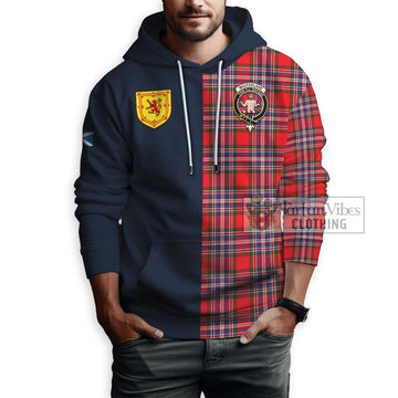 MacFarlane (McFarlane) Tartan Hoodie with Scottish Lion Royal Arm Half Style