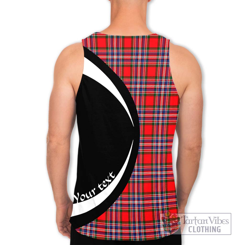 MacFarlane (McFarlane) Tartan Men's Tank Top with Family Crest Circle Style - Tartan Vibes Clothing