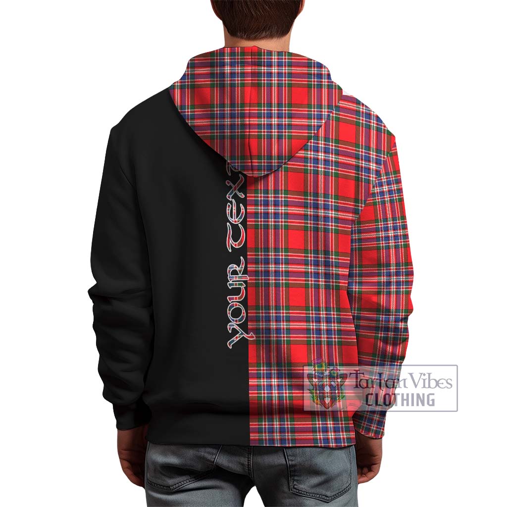 Tartan Vibes Clothing MacFarlane Modern Tartan Hoodie with Family Crest and Half Of Me Style