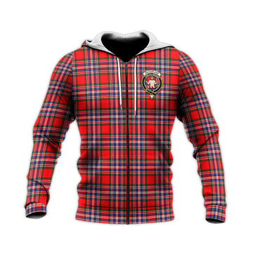 MacFarlane (McFarlane) Tartan Knitted Hoodie with Family Crest