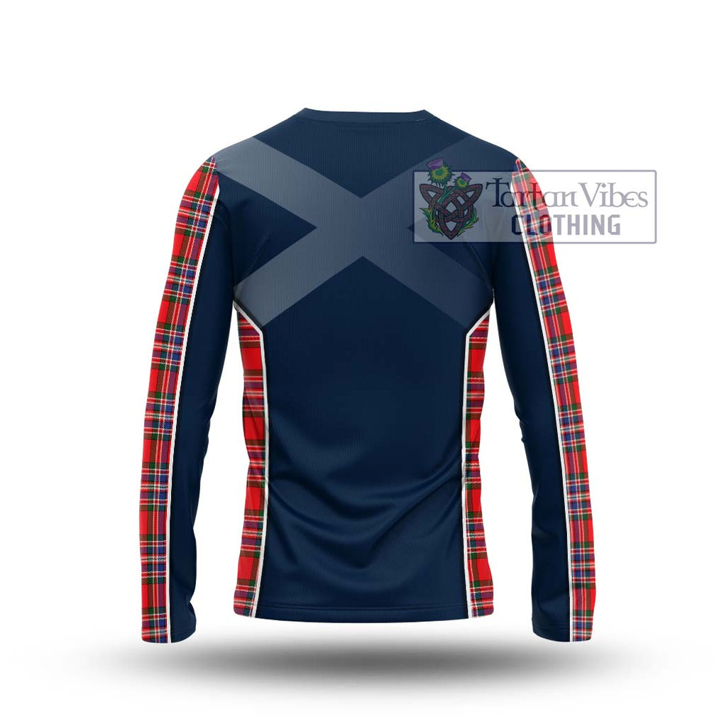 MacFarlane (McFarlane) Tartan Long Sleeve T-Shirt with Family Crest and Lion Rampant Vibes Sport Style - Tartan Vibes Clothing